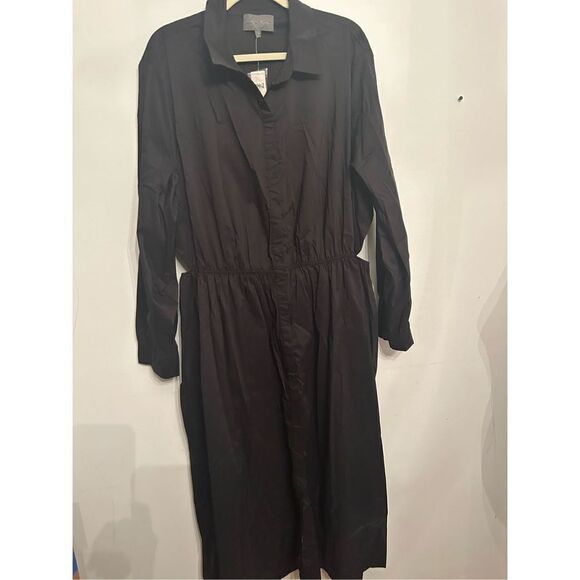 Anthropologie Sunday by Brooklyn Cut-Out Midi Dress size 3x - Picture 8 of 11